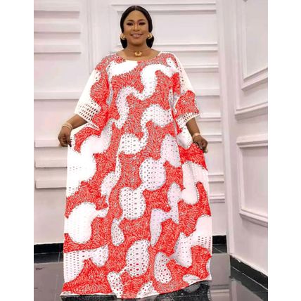 Plus Size Loose Dress, Muslim Women's Personalized Fashion Long Dress