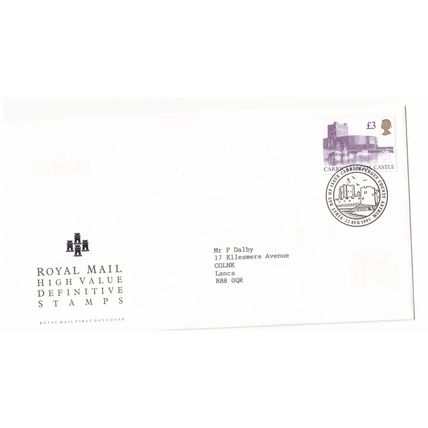 GREAT BRITAIN 1995 £3 CARRICKFERGUS CASTLE FIRST DAY COVER ANTRIM PICTORIAL CDS