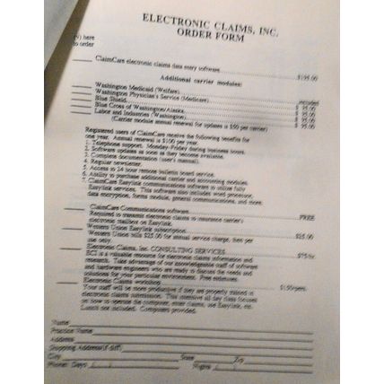 1984 Western Union EasyLink, Electronic Mail, Promo literature; testimonials.