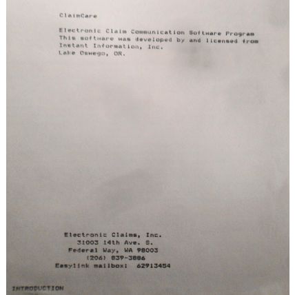 1984 Western Union EasyLink, Electronic Mail, Promo literature; testimonials.
