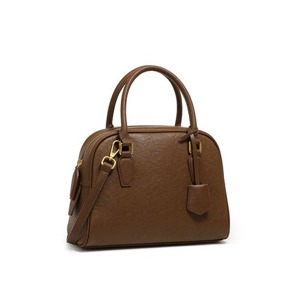 Genuine Leather Women Handbag and Purse Brown