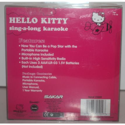 2012 Sanrio Hello Kitty Sing-A-Long Karaoke in Box