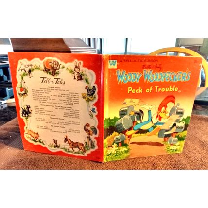 Tell-A-Tale Woody Woodpecker's Peck Of Trouble By Mabel Watts 1951 Great Shape