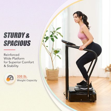 2000W Whole Body Vibration Platform Exercise Machine with MP3 Player (180 Speed