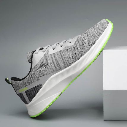 Mesh Single Shoes Breathable Casual Sports Shoes Men's Flying Knitting
