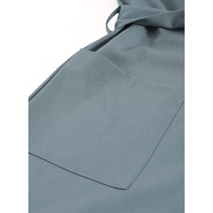 Blue Dolman Button Belted V Neck Wide Leg Pocketed Jumpsuit