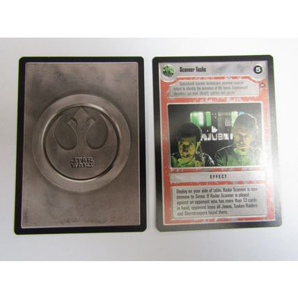Star Wars 1996 A New Hope Decipher CCG B/B Card Scanner Techs LS