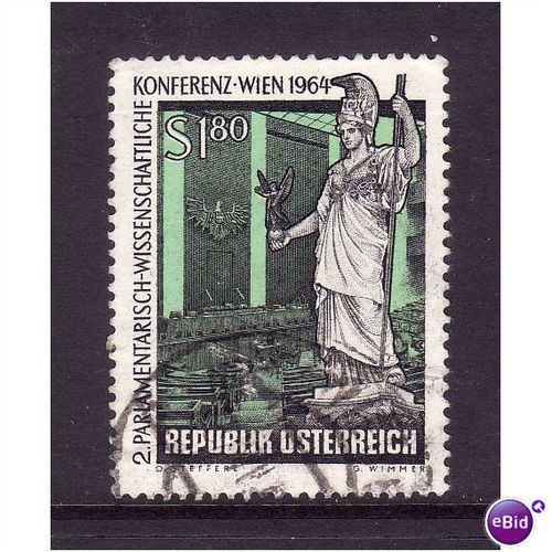 AUSTRIA 1964 1s 80 PALLAS ATHENS SG 1417 FINE USED
