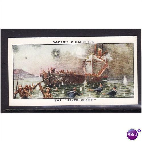 Ogden's Cards 1939 Sea Adventure No 46 The River Clyde Fine Mint