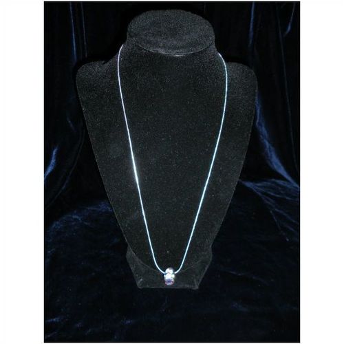 Glass Bead Necklace - Purple