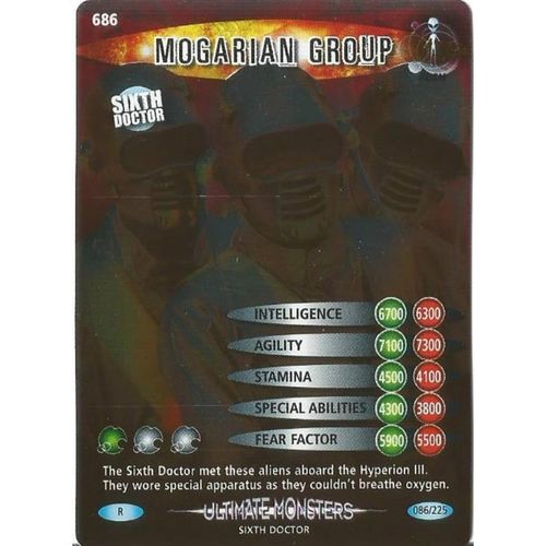 Dr Doctor Who Battles In Time Ultimate Monsters Rare #686 Moragian Group
