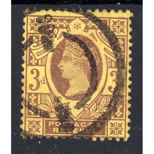 1887-92 Sg202 3d PURPLE&YELLOW BDO22