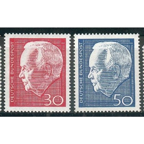 Germany 1967 - SG1447-48 - Re-Election of President Lubke (unused)