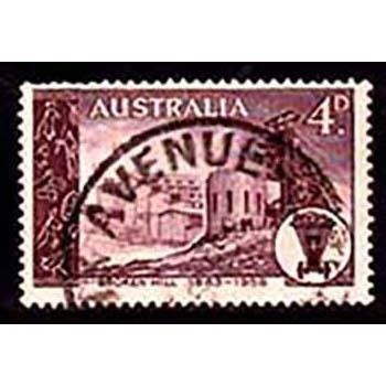 Australia 1958 Broken Hill 4d Used Stamp