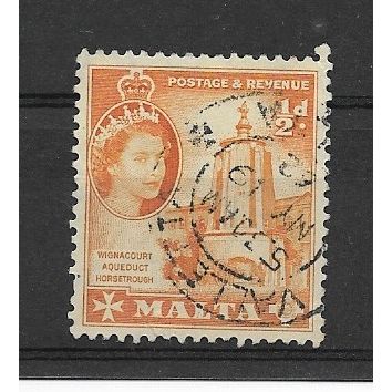 Malta.SG267 1/2d Wignacourt Aqueduct Horse Trough.Fine Used.Dec19b