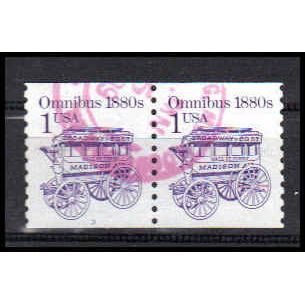 Used 2225b 1c Omnibus Very Fine CNP Left 3 PA0872