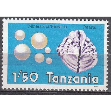 Tanzania 1986 Michel 319 Neuf ** Cote (2005) 1.50 Euro Minéral Perles