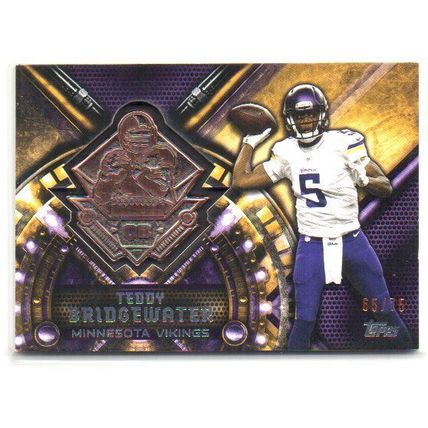 TOPPS MEDALLION TEDDY BRIDGEWATER #/75