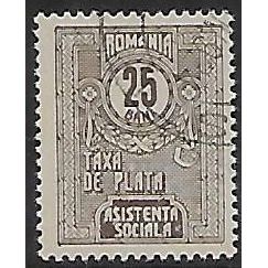 Zp Mi 17 (Ꙩ): Postal Tax Postage Due: 25 b. brown/green, comb perf 13½:13¾