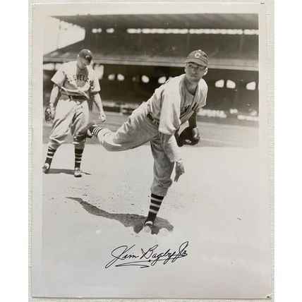 Jim Bagby Jr. (d. 1988) Signed Autographed Vintage Glossy 8x10 Photo Cleveland
