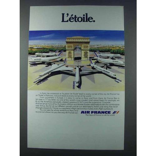 1981 Air France Ad - L'etoile