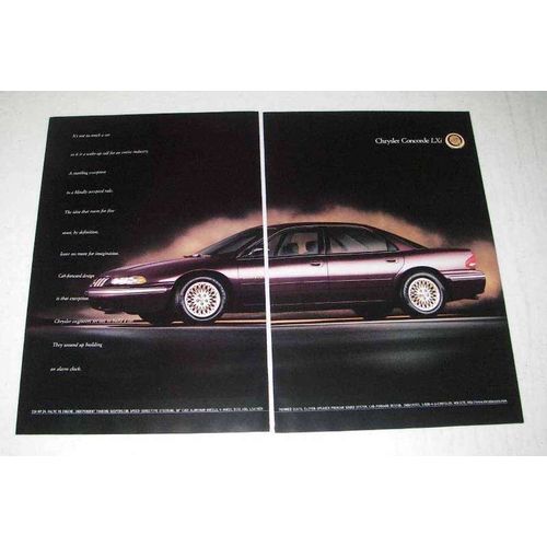 1995 Chrysler Concorde LXi Car Ad