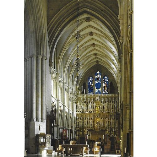 The Choir, High Altar and Screen, Southwark Cathedral, London.