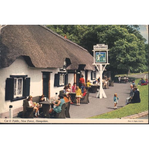 Vintage PC 1970 - Cat & Fiddle, New Forest, Hampshire