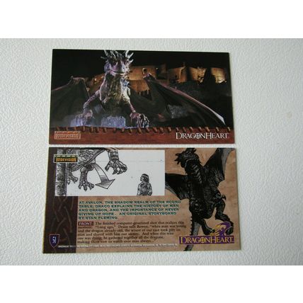 Topps 1996 Dragonheart Widevision Cards Card Variants (e31)
