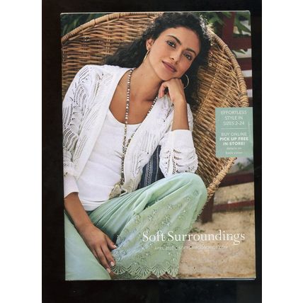 SOFT SURROUNDINGS APRIL 2020 WOMEN'S WEAR TOPS PANTS DRESSES CATALOG LOOKBOOK