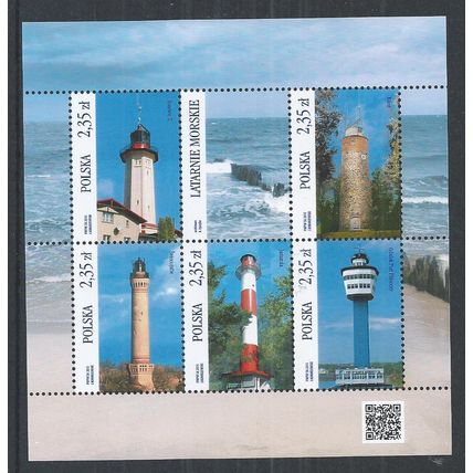 Poland Mi Block 240: Lighthouses