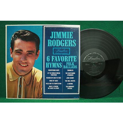 Jimmie Rodgers - 6 Favorite Hymns/Folk Ballads - HLP 114(A) - NM