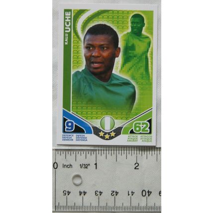 2010 Topps Match Attax World Cup Trading Card - Nigeria, Kalu Uche