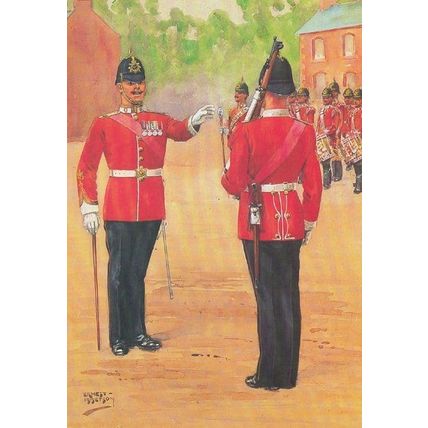 Essex Gibraltar Sergeant Major Military Army Uniform Postcard
