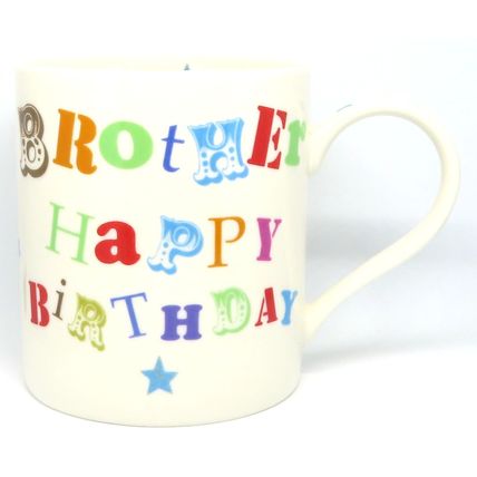 Brother Happy Birthday Mug Fine China 9 CM