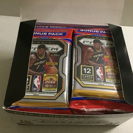 NEW 2020-21 Panini NBA Prizm Multi-Pack Box - 12 Packs, 15 Cards Per Pack