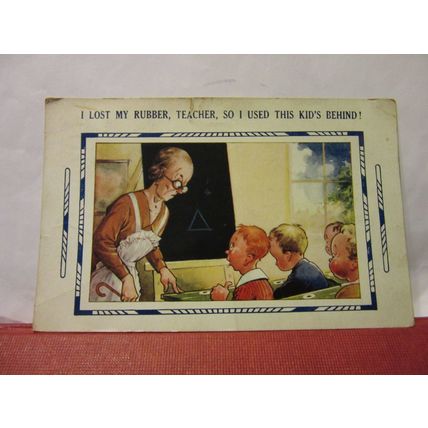SAUCY SEASIDE POSTCARD 1930 pm BAMFORTH & CO. no 3048 kid's behind =