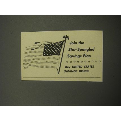 1970 U.S. Savings Bonds Ad - Join the star-spangled savings plan