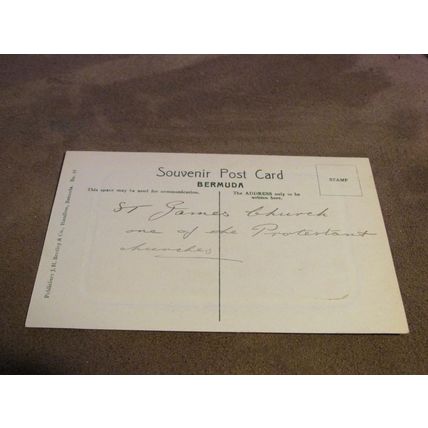 Early Postcard - St James Church, Somerset - Bermuda
