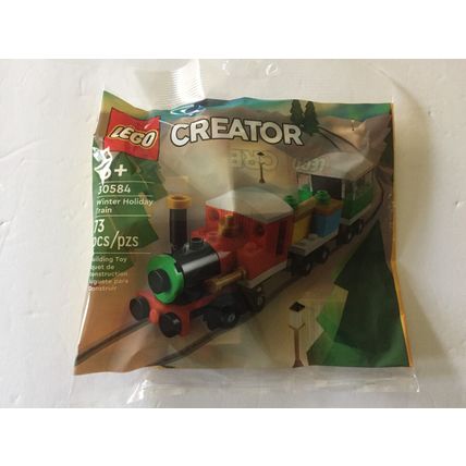 NEW Official Lego Creator Winter Holiday Train Poly Bag #30584 - 73 Pieces