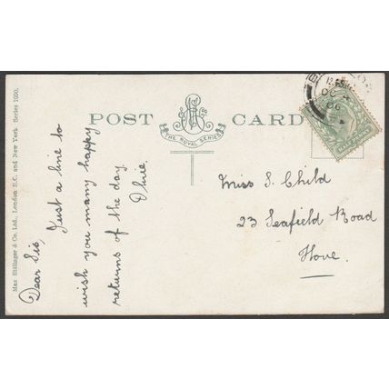 St Peter's Church, East Front, Brighton, Sussex, 1906 - Ettlinger Postcard