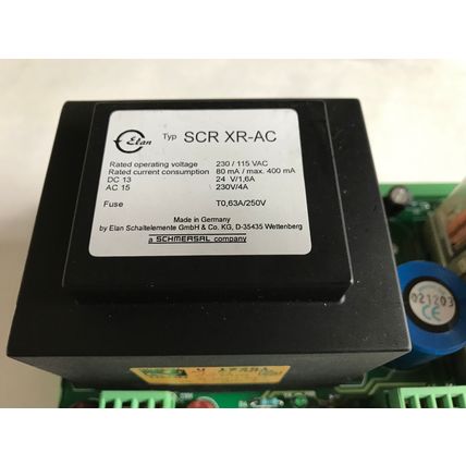 SCHMERSAL SCR XR-AC,HAHN V12251 TRANSFORMER 230/115VAC LSRB-243,400mA,1052923,SH