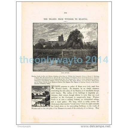 Bray Church, Berkshire, England, Book Illustration (Print), 1882