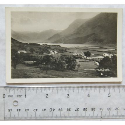 vintage postcard Buttermere Lake & Village