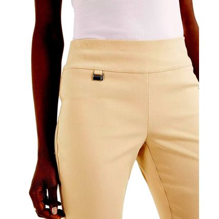 New Alfani Pull-On Skinny Pants with Tummy-Control, Sand, US Size 12