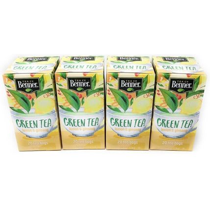 Lemon and Ginseng Green Tea 4 Packs 80 Bags