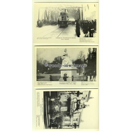 su1634 - Hull District - 11 reproduction postcards