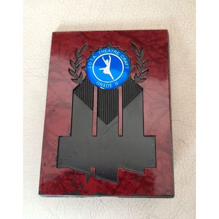 International Dance Teachers’ Association Award Plaque : Theatre Craft Grade II