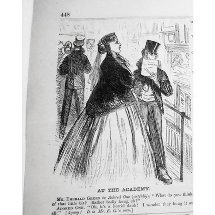 At The Academy, original cartoon in Harper's Weekly July 15, 1865
