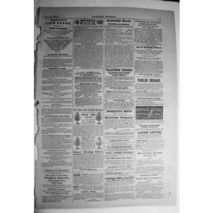 At The Academy, original cartoon in Harper's Weekly July 15, 1865